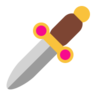มีดสั้น Emoji 🗡 image - Microsoft Classic 2D style