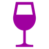 Verre de vin Emoji 🍷 image - Docomo style