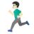Man Running: Light Skin Tone