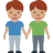 Men Holding Hands: Medium Skin Tone