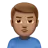 Man Pouting: Medium Skin Tone