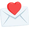 Carta de amor Emoji 💌 image - Facebook Messenger (2016) style