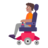 Person In Motorized Wheelchair: Medium Skin Tone