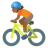 Person Biking: Medium-Dark Skin Tone
