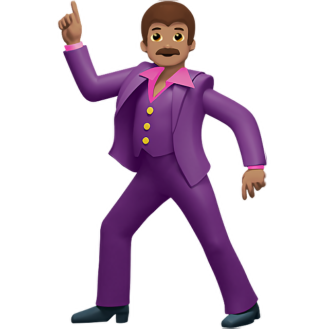 Man Dancing: Medium Skin Tone