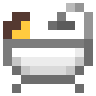 洗澡间 Emoji 🛀 image - SerenityOS style