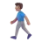 Man Walking: Medium Skin Tone