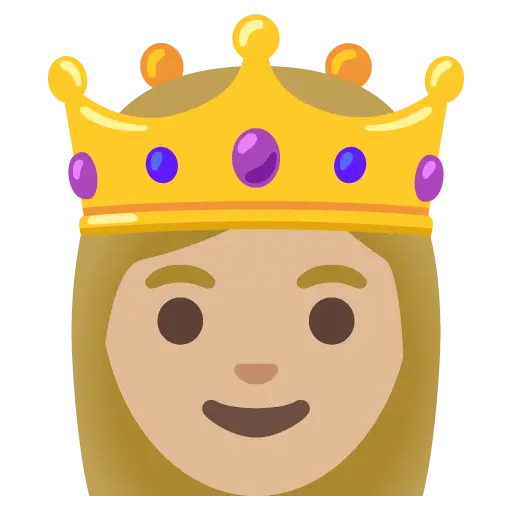 ๐ธ๐ผ - Princess: Medium-Light Skin Tone Emoji meaning, copy and paste ...