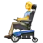 Person In Motorized Wheelchair