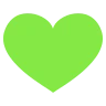 Coração verde Emoji 💚 image - EmojiTwo style