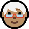 Older Person: Medium Skin Tone Emoji 🧓🏽 image - Microsoft Windows 10 Segoe UI Emoji style
