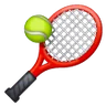 Raquete de tênis e bola Emoji 🎾 image - Samsung style