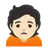 Person Frowning: Light Skin Tone
