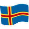 Flag: Åland Islands Emoji 🇦🇽 image - Facebook Messenger (2016) style