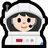Woman Astronaut: Light Skin Tone