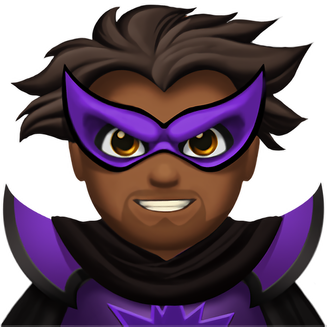Man Supervillain: Medium-Dark Skin Tone