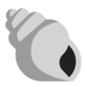 Coquille de gastéropode Emoji 🐚 image - Microsoft Classic 2D style