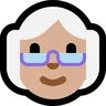 Old Woman: Medium-Light Skin Tone Emoji 👵🏼 image - Microsoft Windows 10 Segoe UI Emoji style