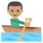 Person Rowing Boat: Medium Skin Tone