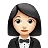 Woman In Tuxedo: Light Skin Tone