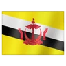 Flag: Brunei Emoji 🇧🇳 image - Huawei Harmony OS style