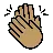 Clapping Hands: Medium Skin Tone