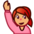 Person Raising Hand: Medium Skin Tone