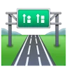 Auto-estrada Emoji 🛣 image - Samsung style