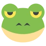 Face de grenouille Emoji 🐸 image - EmojiTwo style