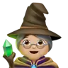 Woman Mage: Medium-Light Skin Tone Emoji 🧙🏼‍♀️ image - Apple style