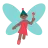 Woman Fairy: Medium-Dark Skin Tone