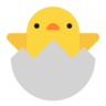 Emoji Kikelő csaj 🐣 image - Microsoft Classic 2D style