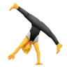 Emoji Person Doing Cartwheel 🤸 image - Huawei Harmony OS style