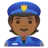 Police Officer: Medium-Dark Skin Tone