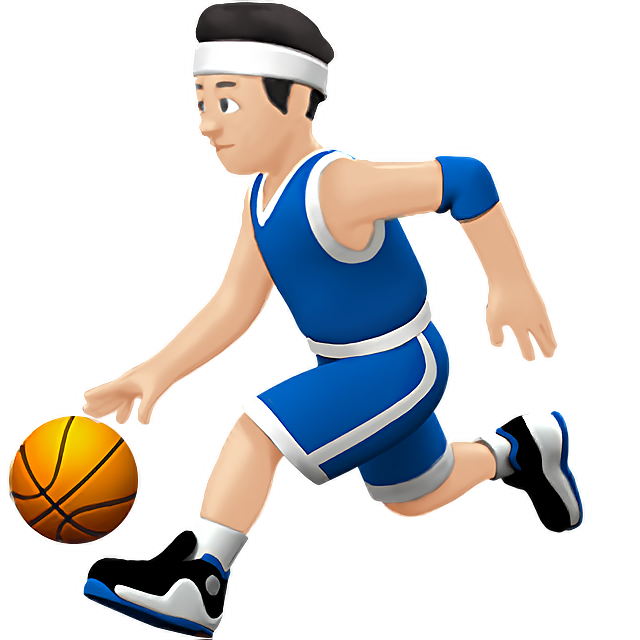 Man Bouncing Ball: Light Skin Tone