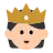 Person With Crown: Light Skin Tone