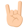 Sign Of The Horns: Medium-Light Skin Tone Emoji 🤘🏼 image - EmojiTwo style