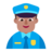 Man Police Officer: Medium Skin Tone