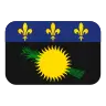 Flag: Guadeloupe Emoji 🇬🇵 image - Tossface style