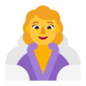 Woman In Steamy Room Emoji 🧖‍♀️ image - Microsoft Classic 2D style