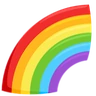 Arcoíris Emoji 🌈 image - Facebook Messenger (2016) style