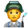 Factory Worker Emoji 🧑‍🏭 image - WhatsApp style