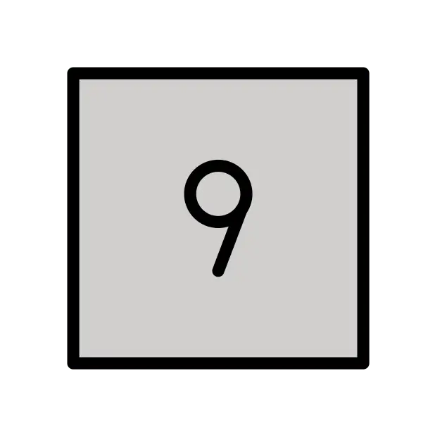 9️⃣ - Keycap: 9 Emoji meaning, copy and paste emoticon - ( ‿ ) SYMBL