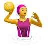 Woman Playing Water Polo Emoji 🤽‍♀️ image - Apple style