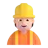 Construction Worker: Light Skin Tone
