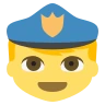 警官 Emoji 👮 image - EmojiTwo style