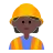 Construction Worker: Dark Skin Tone