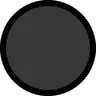 วงกลมสีดำขนาดกลาง Emoji ⚫ image - Microsoft Windows 10 Segoe UI Emoji style
