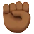 Raised Fist: Medium-Dark Skin Tone