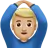 Man Gesturing Ok: Medium-Light Skin Tone